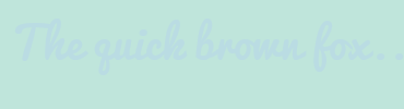 Image with Font Color BADCE3 and Background Color BFE5DB